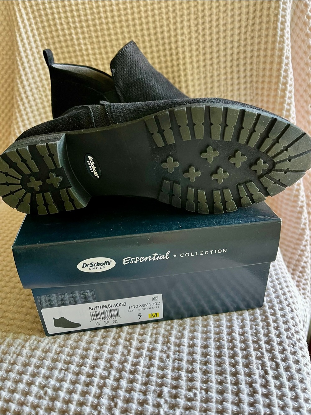 Dr. Scholl’s Rhythm Chelsea Ankle Booties Black Size 7 Comfort Boots - Picture 3 of 3
